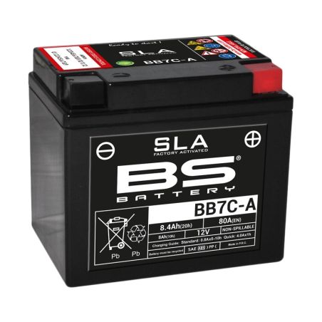 Batterie BB7C-A BS BATTERY SLA prête à l'emploi